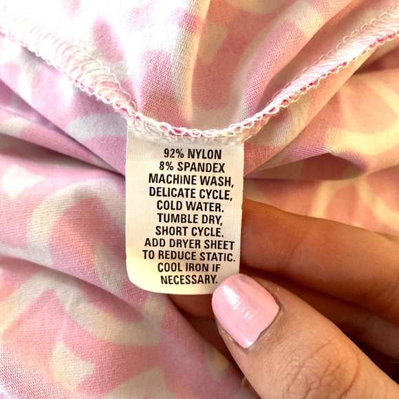 Barbara Gerwit magenta patterned mini dress/tunic M - Picture 4 of 7